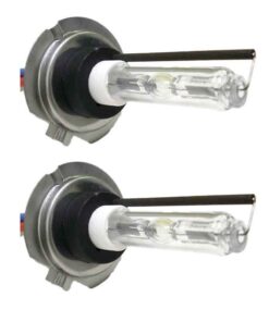 Coppia lampade HID Xenon H7 35W 6000K con attacco in ferro per fari auto