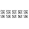 10 Morsetti a Molla Rapidi 3P Doppio Click Bianco per Cavi e Morsettiera a Vite - ASDSHOP