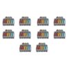 10 Sdoppiatore Elettrico Compatto Connettore Morsetto Elettrico Cavo Connettore 3P-6P - ASDSHOP