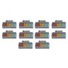10 Sdoppiatore Elettrico Compatto Connettore Morsetto Elettrico Cavo Connettore 3P-9P