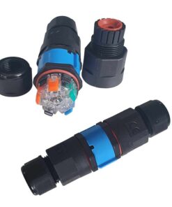 2 Connettori Veloce IP68 Forma I Manicotto Collegamento Cavo Esterno 5P 112x30mm