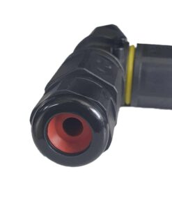 2 Connettori Veloce IP68 Forma T 3 Posti per Cavo Elettrico 6 12mm 125x80x30mm - immagine 5