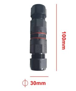 2 Connettori Veloce IP68 Forma I Manicotto Collegamento Cavo Esterno 3P 100x30mm - immagine 3