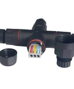 2 Connettori Giunta X IP68 Senza Viti 3 Posti per Cavo Elettrico 6 12mm 150x30mm - immagine 7