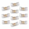 10 Pezzi Connettore Trasparente Invisibile 5mm 2 PIN Per Unire In Linea 2 Striscie Led Smd COB con Passo da 5mm Senza Saldare - ASDSHOP