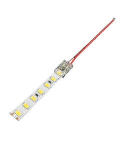 10 Pezzi Connettore Trasparente Invisibile 10mm 2 PIN Per Chiudere 2 Striscie Led Smd COB con Passo da 10mm Senza Saldare - immagine 2