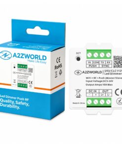 Led Dimmer Push WIFI RF 2.4G Pulsante, Master Slave, Memoria, APP TUYA, 5V 12V 24V 10A, Compatibile Con CLC101R, Sostituzione CL9111 CL9115 SH9111 MMC1418, 45X45X15mm