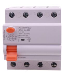 RCCB Interruttore Differenziale Selettivo Tipo S Classe A 1000mA/1A 3P+N 4M 10kA AC 380V IP20 Elettromeccanico IEC61008-1 GYL9, Corrente Disponibili 63A 100A (63A) - immagine 3