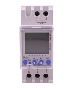 Interruttore Orario Astronomico Digitale Completo con Impostazione Latitudine Longitudine e Fuso Orario, Calcolo Alba/Tramonto, Funzione Offset e Programmi Dedicati AC/DC 12-240V - immagine 3