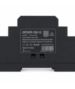 Alimentatore Trasformatore Da Guida Barra DIN 100W, 4 Moduli, Serie HDR-100, Disponibili DC 12V 24V (DC 12V) - immagine 3