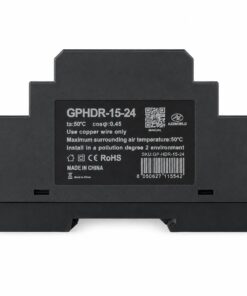 Alimentatore Trasformatore Da Guida Barra DIN 15W, 1 Modulo, Serie HDR-15, Disponibili DC 12V 24V (DC 24V) - immagine 3