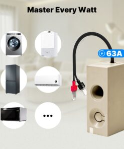 Misuratore Energia WiFi Monofase 63A, Modulo Monitoraggio Consumi Bidirezionale, CT Power Metering Integrato, App Tuya Smart Life - immagine 4