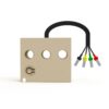 Misuratore Energia WiFi Trifase 63A, Modulo Monitoraggio Consumi Bidirezionale, CT Power Metering Integrato, App Tuya Smart Life