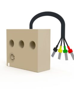 Alternative view of Misuratore Energia WiFi Trifase 63A, Modulo Monitoraggio Consumi Bidirezionale, CT Power Metering Integrato, App Tuya Smart Life