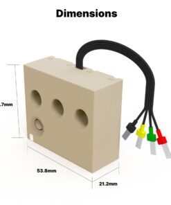 Misuratore Energia WiFi Trifase 63A, Modulo Monitoraggio Consumi Bidirezionale, CT Power Metering Integrato, App Tuya Smart Life - immagine 3