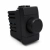 Serie Civile A2ZWORLD MBL Nero Compatibile Con Bticino Living International (Regolatore Dimmer A Manopola)
