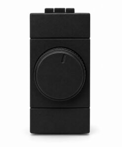 Alternative view of Serie Civile A2ZWORLD MBL Nero Compatibile Con Bticino Living International (Regolatore Dimmer A Manopola)