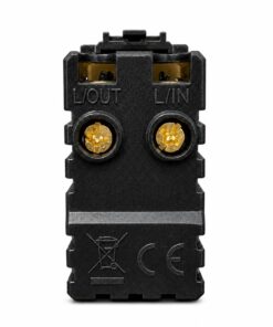 Serie Civile A2ZWORLD MBL Nero Compatibile Con Bticino Living International (Regolatore Dimmer A Manopola) - immagine 4