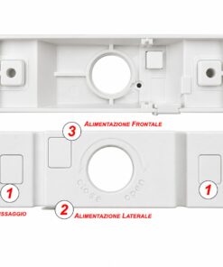 Sistema Illuminazione Cavi Tesi StarLine - Kit Staffe di Fissaggio a Parete per Linee LED a Tensione, Effetto Filo di Luce, Installazione 2 Lati (Bianco) - immagine 3