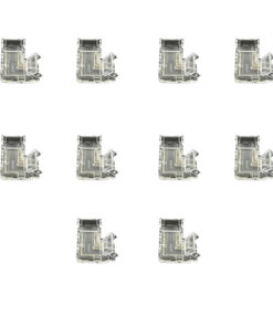 Alternative view of 10 Pezzi Connettore Trasparente Invisibile 10mm Angolare 90° 2 PIN Per Unire In Angolo 2 Striscie Led Smd COB con Passo da 10mm Senza Saldare