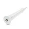Picchetto in Alluminio per Fari Led Flood Light Colore Bianco Modello Grande Diametro 60mm Altezza 265mm SKU-7537