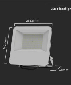 Alternative view of PRO Faro LED 100W 185LM/W Colore Nero 4000K IP65 SKU 9894