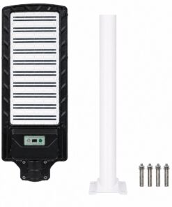 Lampione Stradale Led Con Pannello Solare e Sensore PIR 3.8W 380LM 6500K Street Lamp per Strada Giardino Villa IP65