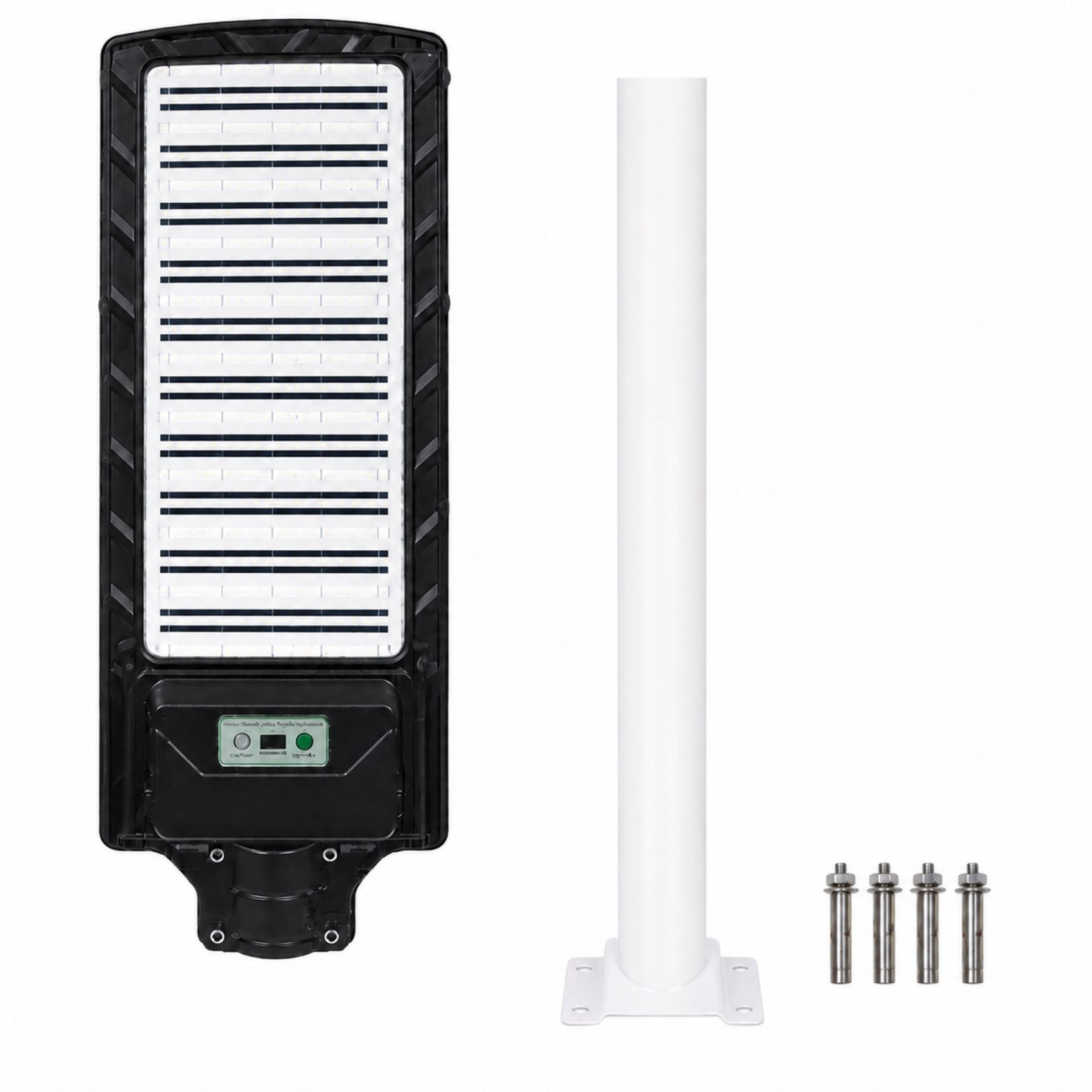 Lampione Stradale Led Con Pannello Solare e Sensore PIR 3.8W 380LM 6500K Street Lamp per Strada Giardino Villa IP65