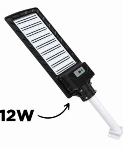Alternative view of Lampione Stradale Led Con Pannello Solare e Sensore PIR 12W 1100LM 6500K Street Lamp per Strada Giardino Villa IP65