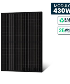 Pannello solare 430W N-Type TOPCon Full Black, monocristallino, 1722x1134x30 mm SKU 11934