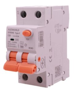 RCBO Interruttore Magnetotermico Differenziale Tipo F, Curva C 1P+N 2M 6000A 300mA/0.3A, AC 230V IP20 Corrente Disponibili 16A 20A 25A 32A (C20A) - immagine 4