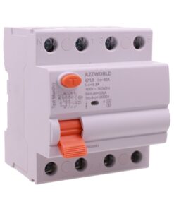 RCCB Interruttore Differenziale Selettivo Tipo A S 300mA/0.3A 3P+N 4M 10kA AC 400V IP20 Elettromeccanico IEC61008-1 GYL9, Corrente Disponibili 40A 63A 100A (40A)