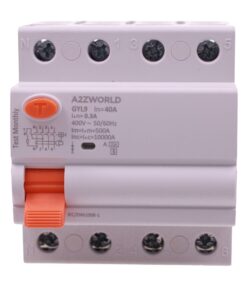 RCCB Interruttore Differenziale Selettivo Tipo A S 300mA/0.3A 3P+N 4M 10kA AC 400V IP20 Elettromeccanico IEC61008-1 GYL9, Corrente Disponibili 40A 63A 100A (40A) - immagine 3