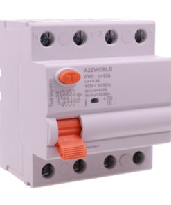 RCCB Interruttore Differenziale Selettivo Tipo A S 300mA/0.3A 3P+N 4M 10kA AC 400V IP20 Elettromeccanico IEC61008-1 GYL9, Corrente Disponibili 40A 63A 100A (63A)