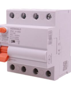 RCCB Interruttore Differenziale Selettivo Tipo A S 300mA/0.3A 3P+N 4M 10kA AC 400V IP20 Elettromeccanico IEC61008-1 GYL9, Corrente Disponibili 40A 63A 100A (100A) - immagine 4