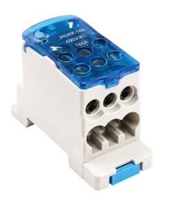Ripartitore di Potenza Unipolare, Morsettiere Di Distribuzione Da Guida DIN Per Quadro Elettrico, Corrente Disponibili 80A 125A 160A 250A 400A 500A (160A)