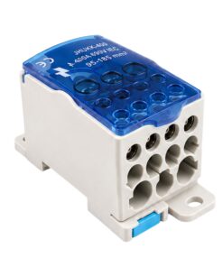 Ripartitore di Potenza Unipolare, Morsettiere Di Distribuzione Da Guida DIN Per Quadro Elettrico, Corrente Disponibili 80A 125A 160A 250A 400A 500A (400A)