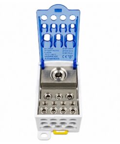 Ripartitore di Potenza Unipolare, Morsettiere Di Distribuzione Da Guida DIN Per Quadro Elettrico, Corrente Disponibili 80A 125A 160A 250A 400A 500A (400A) - immagine 4