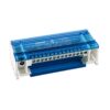 Morsettiera Ripartitore Quadripolare, Box Di Connessione 4 Barre, 125A 690V, Scatola Di Distribuzione Per Quadro Elettrico, Ottone Nichelato, Coperchio Trasparente, PA Nylon UL94V0 (15 Vie) - ASDSHOP