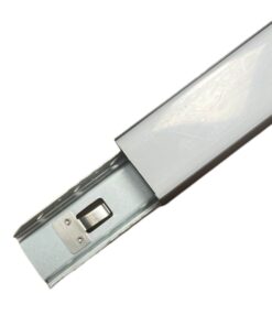 Alternative view of Lampada LED Lineare a Sospensione Allungabile CCT 40W 4400 lm 1200x50x60 mm Bianco o Nero (Nero)