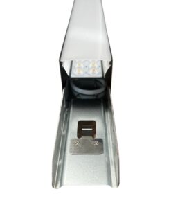 Lampada LED Lineare a Sospensione Allungabile CCT 40W 4400 lm 1200x50x60 mm Bianco o Nero (Nero) - immagine 3