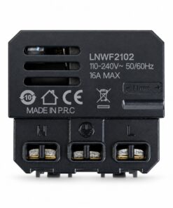 Serie Civile ETTROIT Nero Compatibile Con Bticino Living International (Presa Schuko WIFI) - immagine 3