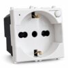 Serie Civile ETTROIT Bianco Compatibile Con Vimar Plana (Presa Schuko WIFI) - ASDSHOP