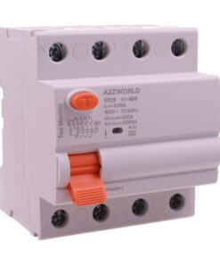 RCCB Interruttore Differenziale Puro Tipo A-SI Super Immunizzato, 3P+N 4M 10000A 30mA AC 400V IP20 GYL9 Elettromeccanico, Corrente Disponibili 40A 63A 100A (40A)