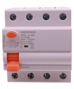 RCCB Interruttore Differenziale Puro Tipo A-SI Super Immunizzato, 3P+N 4M 10000A 30mA AC 400V IP20 GYL9 Elettromeccanico, Corrente Disponibili 40A 63A 100A (40A) - immagine 3