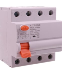 RCCB Interruttore Differenziale Puro Tipo A-SI Super Immunizzato, 3P+N 4M 10000A 30mA AC 400V IP20 GYL9 Elettromeccanico, Corrente Disponibili 40A 63A 100A (63A)
