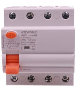 RCCB Interruttore Differenziale Puro Tipo A-SI Super Immunizzato, 3P+N 4M 10000A 30mA AC 400V IP20 GYL9 Elettromeccanico, Corrente Disponibili 40A 63A 100A (100A) - immagine 3