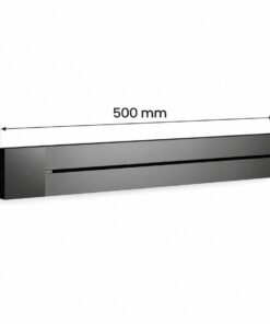 Alternative view of Sistema di Alimentazione a Binario Elettrificato, Multipresa Modulare da Parete, Binario 500mm 230V 32A Max 7360W (Nero)