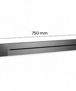 Alternative view of Sistema di Alimentazione a Binario Elettrificato, Multipresa Modulare da Parete, Binario 750mm 230V 32A Max 7360W (Nero)