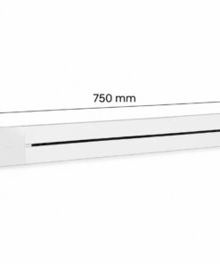 Alternative view of Sistema di Alimentazione a Binario Elettrificato, Multipresa Modulare da Parete, Binario 750mm 230V 32A Max 7360W (Bianco)